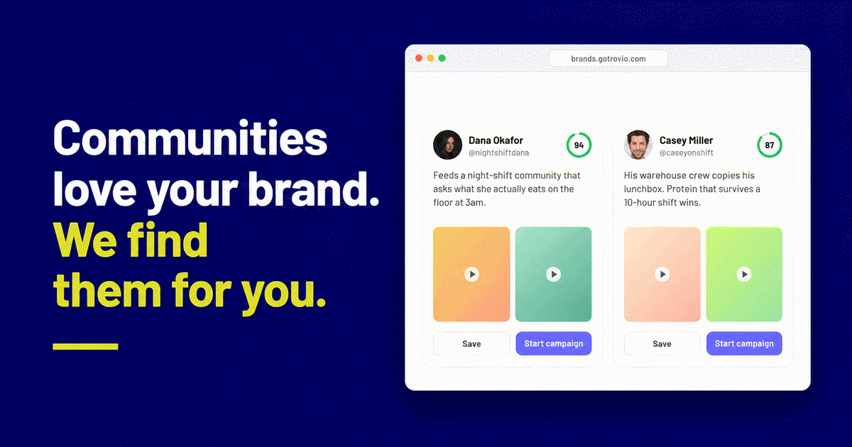 Trovio For Brands screenshot